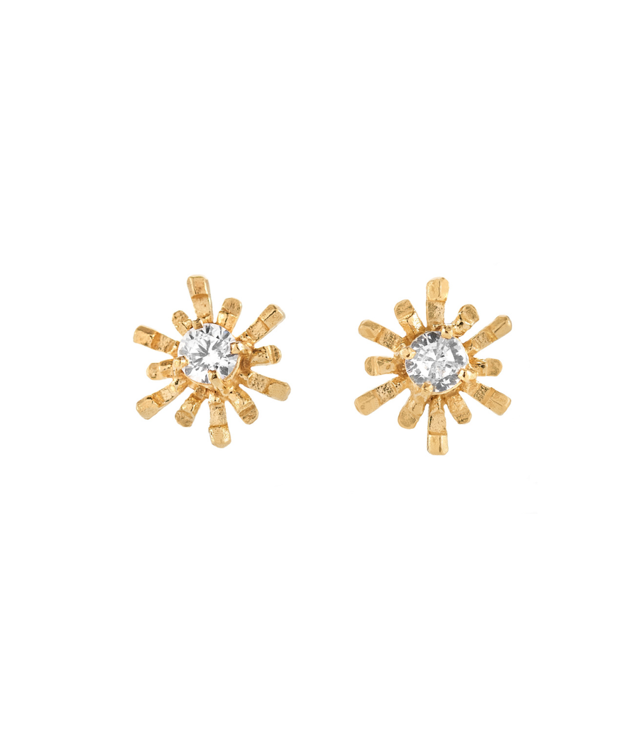 Aura Light Studs Gold Dip