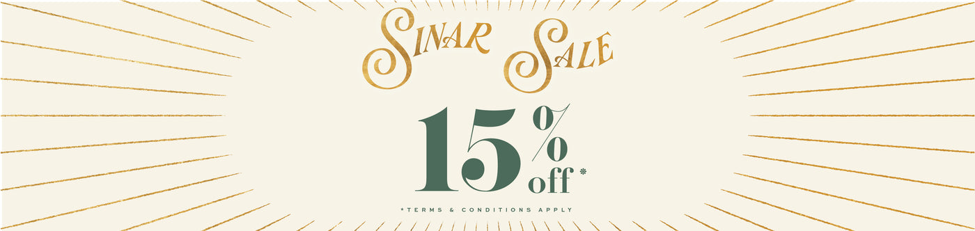 Sinar Sale Extended 15% OFF*