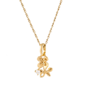 Blossom Sparkle Pendant Gold Dip