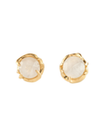 Akar Moonstone Studs Gold Dip