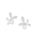 Dream Garden Mini Leaf Studs Silver