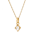 The Whispering Bloom Pendant Gold Dip