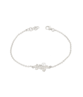 Flora Nirwana Bracelet with Pearl Silver