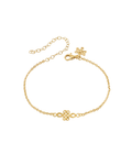 Mini Single Infinity Bracelet Gold Dip