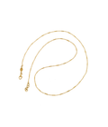 Signature M Bead Necklace Gold Dip