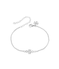 Mini Single Infinity Bracelet Silver