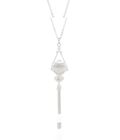 Canang Pearl Necklace with Tassel Silver