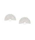 Palm Small Studs Silver