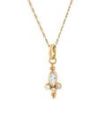 Wija Crystal Pendant Gold Dip