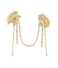 Janger Large Double Brooch Gold Dip