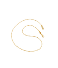 Signature S Bead Necklace Gold Dip