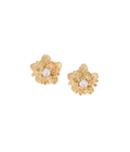 Flower Studs Gold Dip