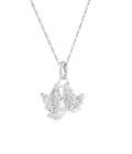 Wings Blooms Pendant Silver