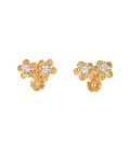 Flower Spring Studs Gold Dip