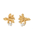 Lily Bouquet Studs Gold Dip