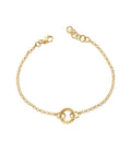 New Rolo Chain Bracelet Gold Dip