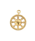 Star L Charm Gold Dip