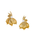 Moon Flow Pearl Earjacket Gold Dip