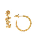 Dream Garden Hoops Gold Dip