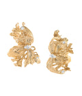 Wild Orchids Earrings Gold Dip