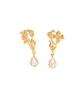 Life Under Water Dangle Earrings Gold Dip