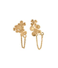 Flower of The Lake Chain Earjacket Gold Dip