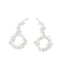 Life Under Water Hoops Earclimber Silver