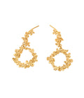 Life Under Water Hoops Earclimber Gold Dip