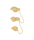Janger Triple Layer Brooch Gold Dip