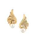 Serimpi Pearl Studs Gold Dip