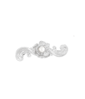 Cerita Pearl Brooch Silver