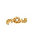 Cerita Pearl Brooch Gold Dip