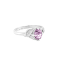 Cerita Oval Amethyst Ring Silver