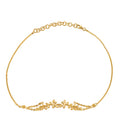 Dream Garden Leaf Choker Gold Dip