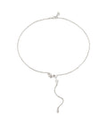 Life Under Water Dangle Necklace Silver