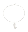Lady Mermaid of The Lake Pearl Necklace Silver