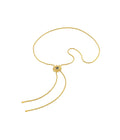 Classic London Blue Topaz Necklace Gold Dip