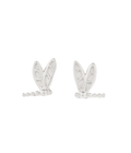 Flying Dragonfly Studs Silver