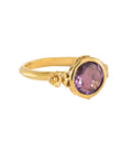 Dream Amethyst Ring Gold Dip