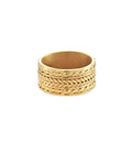 Classic Bandeau Ring Gold Dip