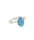 Lady of The Lake Swiss Blue Topaz Ring Silver