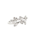 Flower of The Lake Bandeau Ring Silver