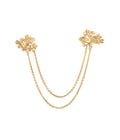 Life Under Water Double Brooch Gold Dip