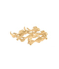Life Under Water Brooch Gold Dip