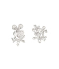 Flower of The Lake Studs Silver