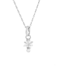 Twinkle Star Crystal Pendant Silver