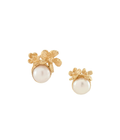 Puspanjali Pearl Studs Gold Dip