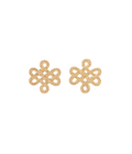 Infinity Knot Studs Gold Dip