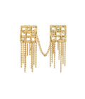 PUTRI Anyaman Double Brooch Gold Dip