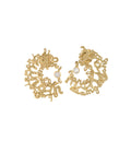 Manusia Bebas Round Studs Gold Dip